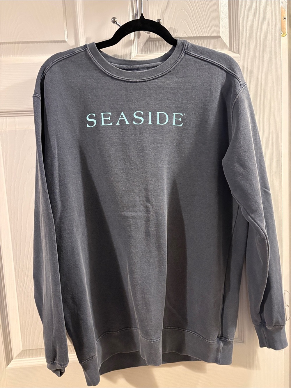 Comfort Colors Seaside Crewneck Sweatshirt - Slate Blue